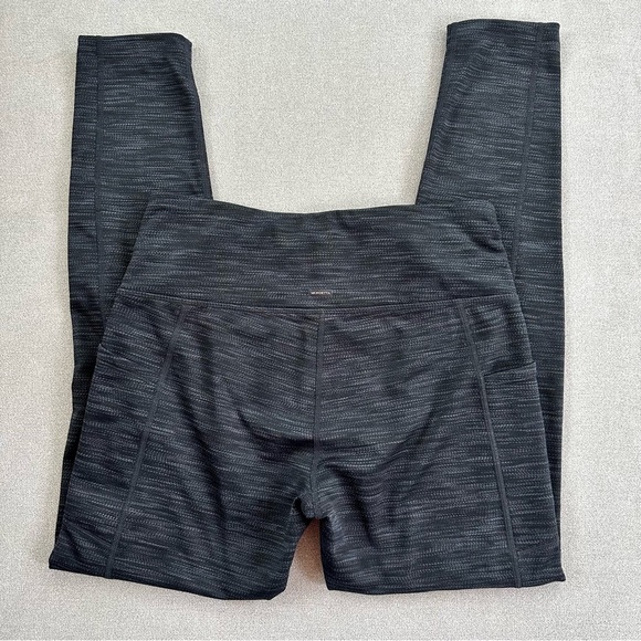 Mondetta Brushed Jacquard Legging. Gray/Black. Small. - Picture 4 of 9
